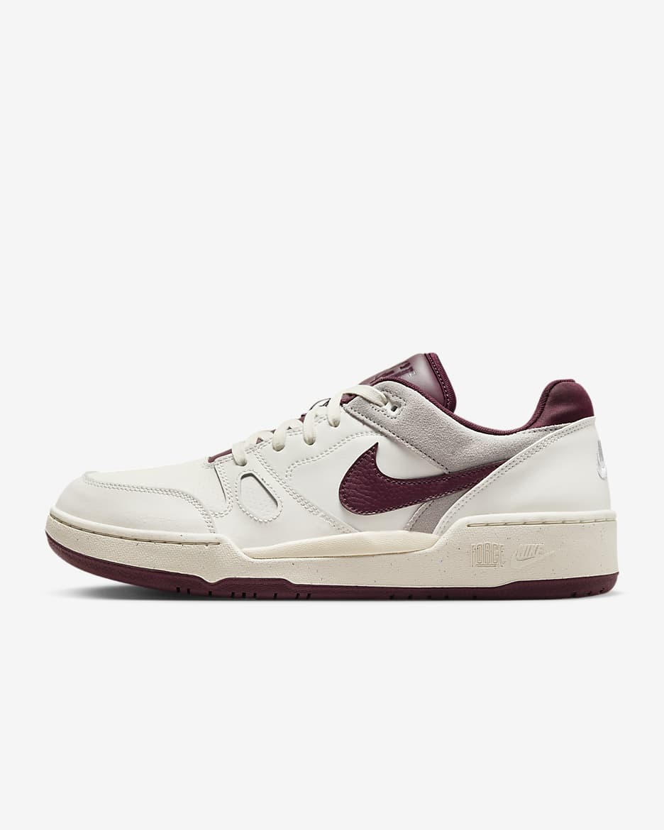 Scarpa Nike Full Force Low – Uomo - Sail/Light Smoke Grey/Coconut Milk/Burgundy Crush