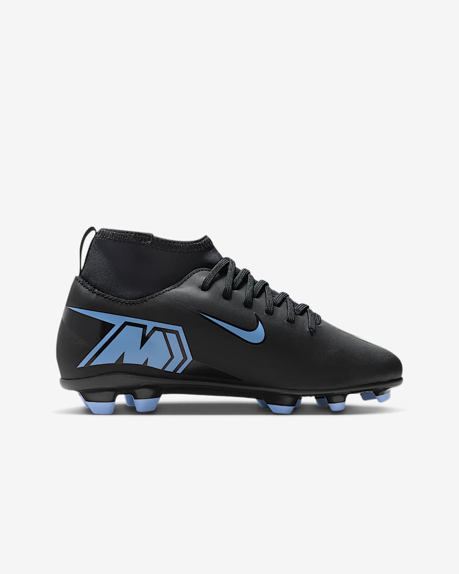 Nike Jr. Mercurial Superfly 10 Club Little/Big Kids' Multi-Ground High-Top Soccer Cleats