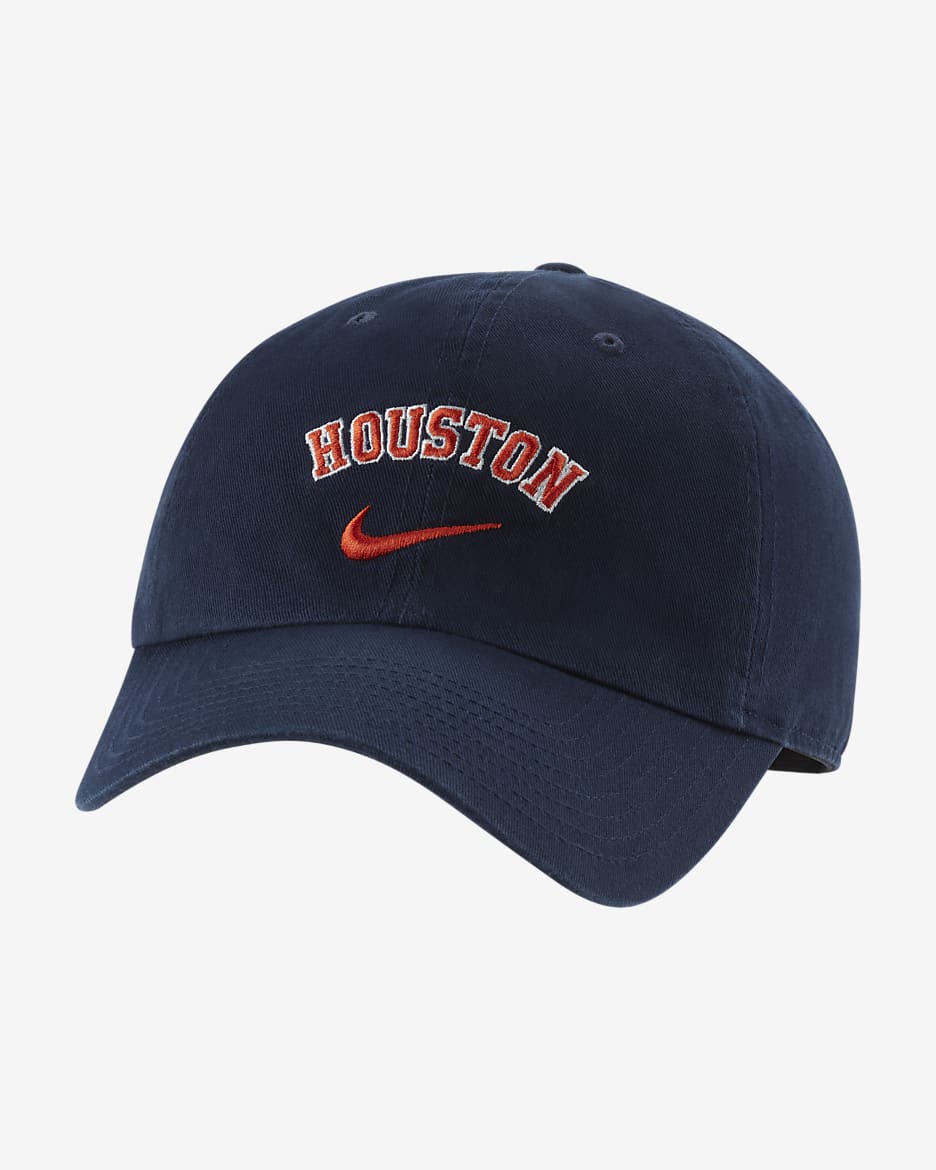 Nike Heritage86 Swoosh (MLB Houston Astros) Adjustable Hat - College Navy
