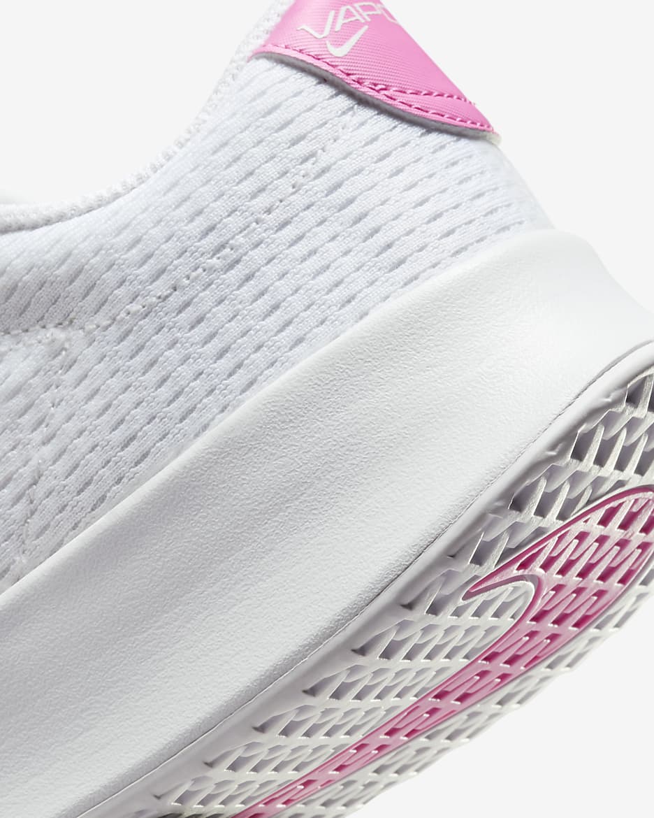 NikeCourt Vapor Lite 2 Women's Hard Court Tennis Shoes - White/White/Playful Pink