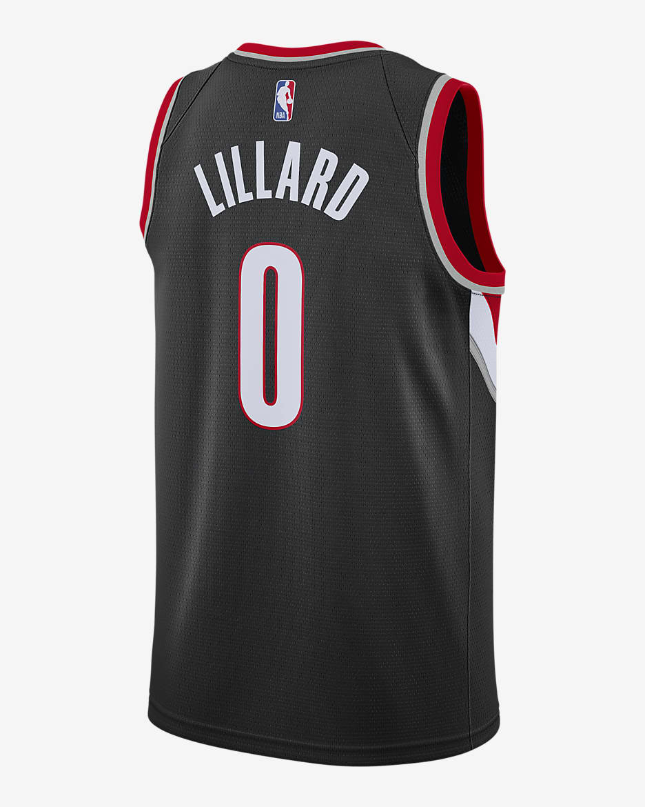 Damian Lillard Trail Blazers Icon Edition 2020 Nike NBA Swingman  