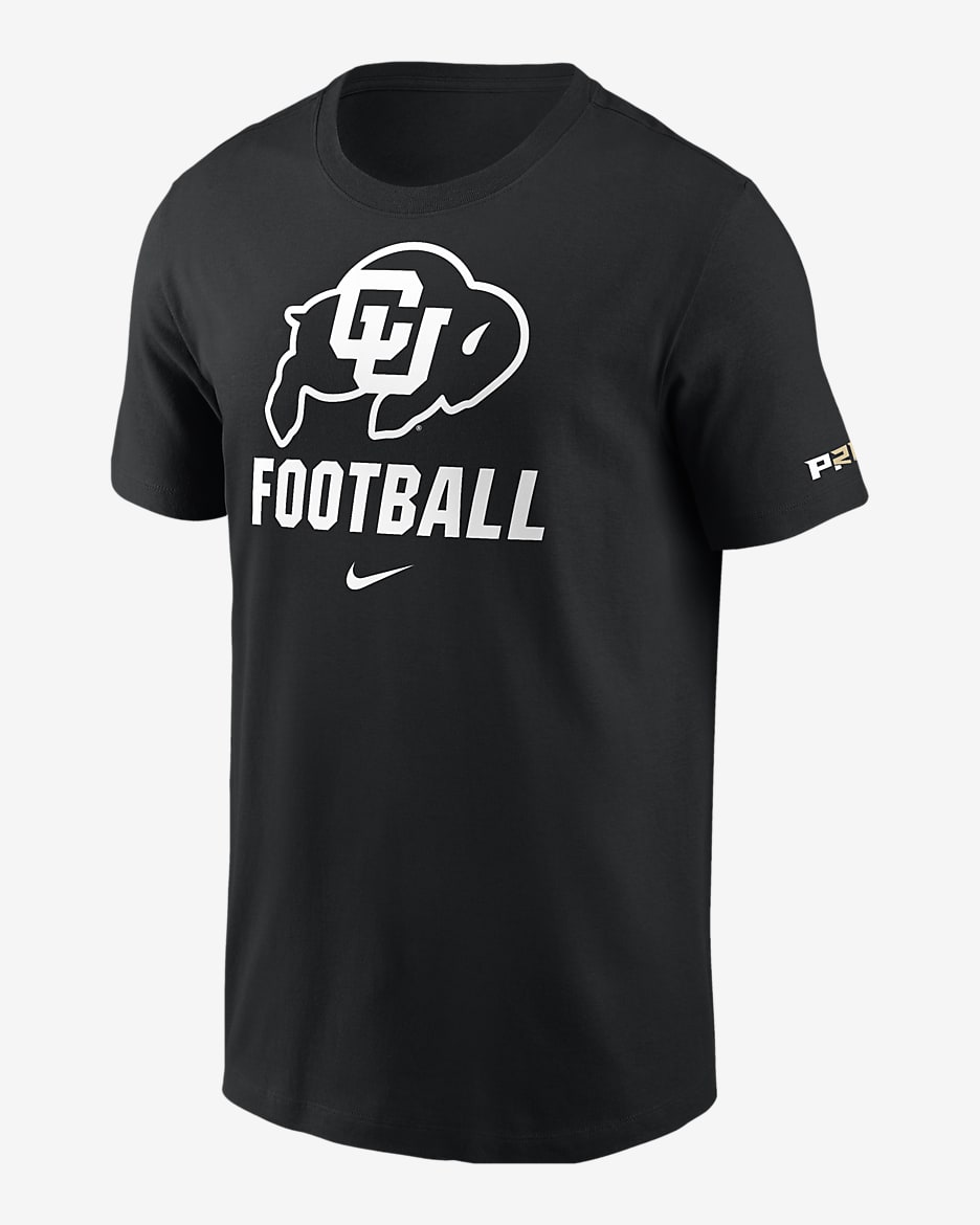 Playera de fútbol americano Nike College para hombre Deion Sanders "P21ME" - Negro