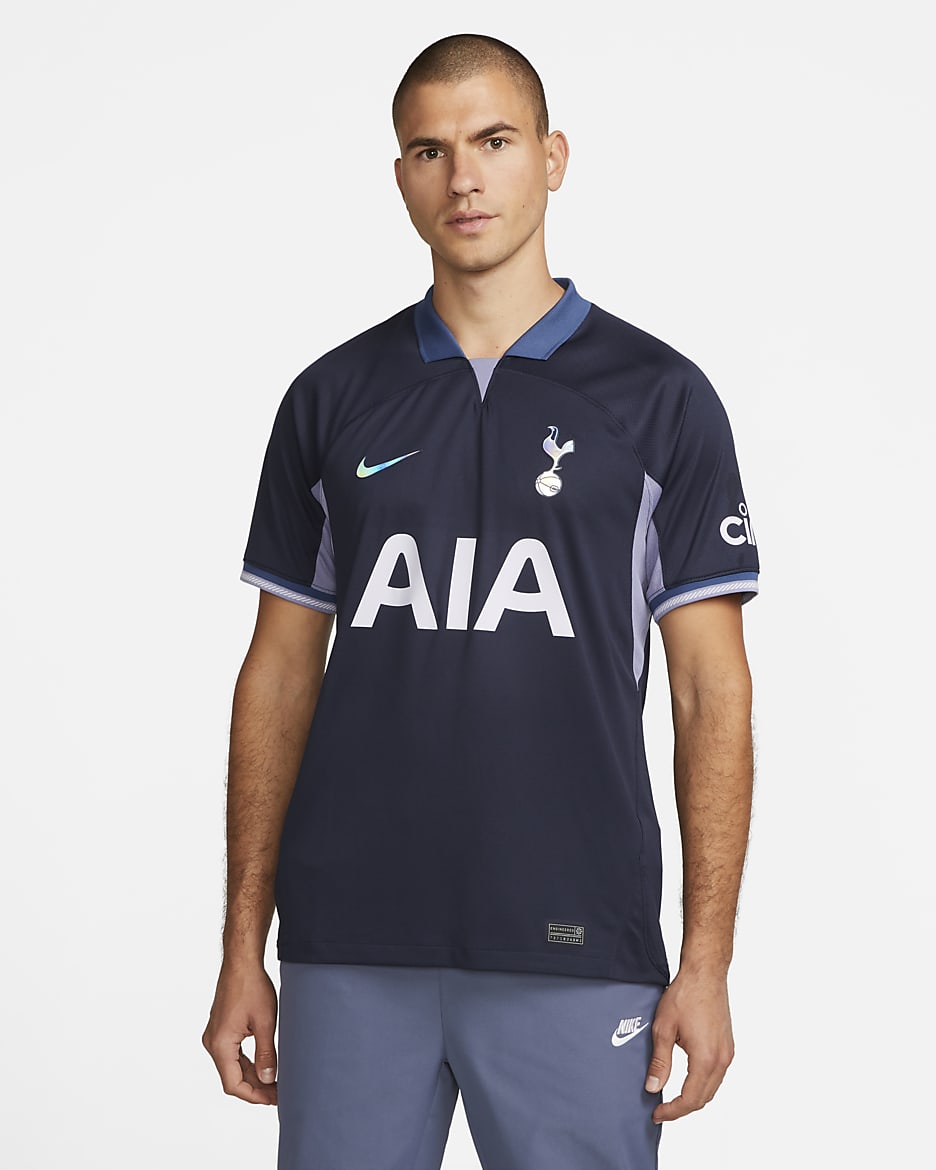 Tottenham Hotspur 2023/24 Stadium Away Men's Nike Dri-FIT Football Shirt - Marine/Mystic Navy/Iron Purple