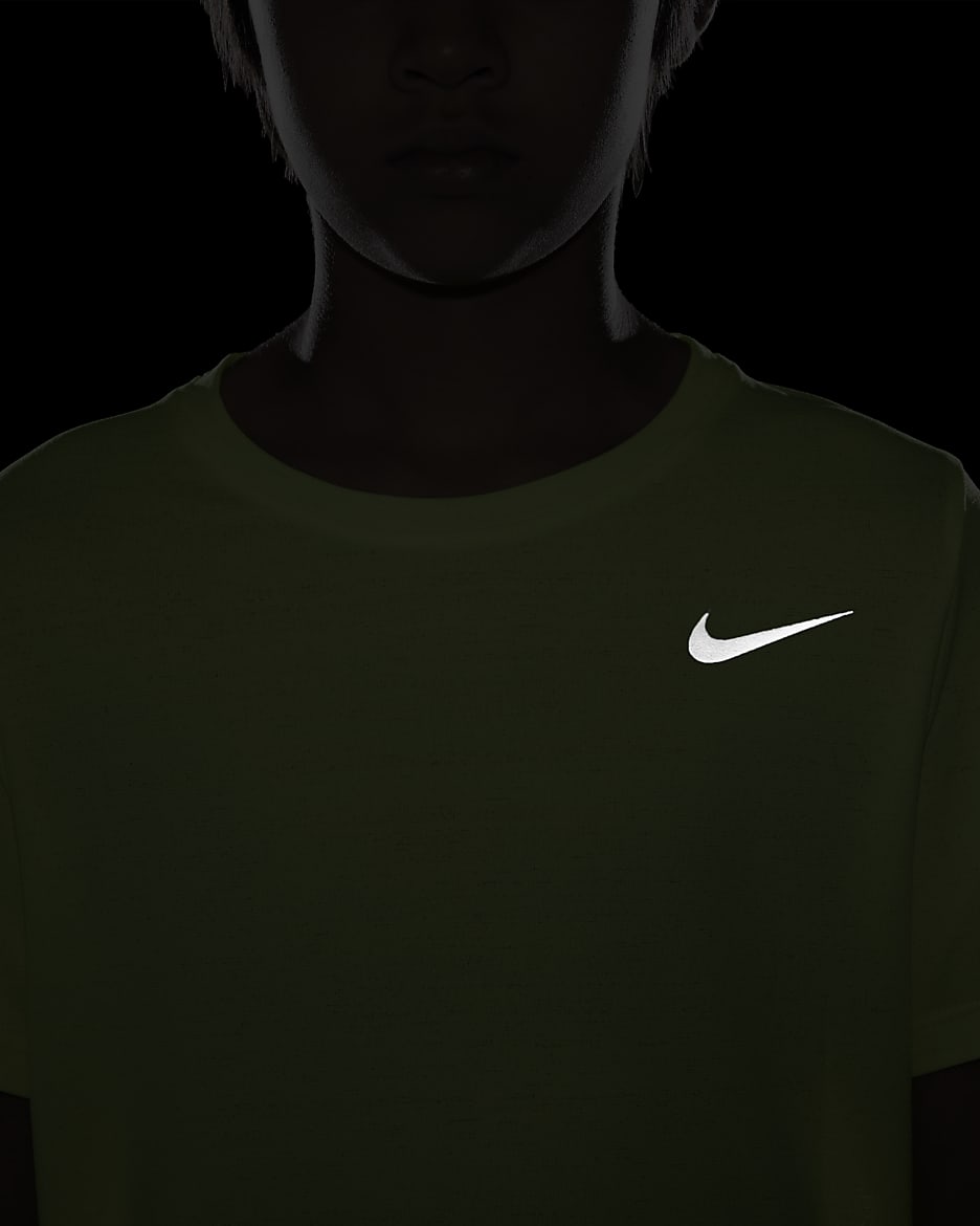 Nike Dri-FIT Miler Samarreta d'entrenament - Nen - Volt