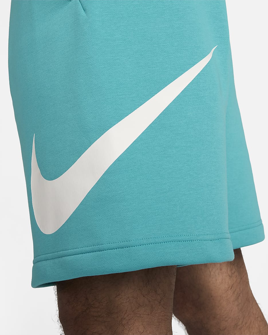 Nike Sportswear Club Men's Graphic Shorts - Dusty Cactus/White/White