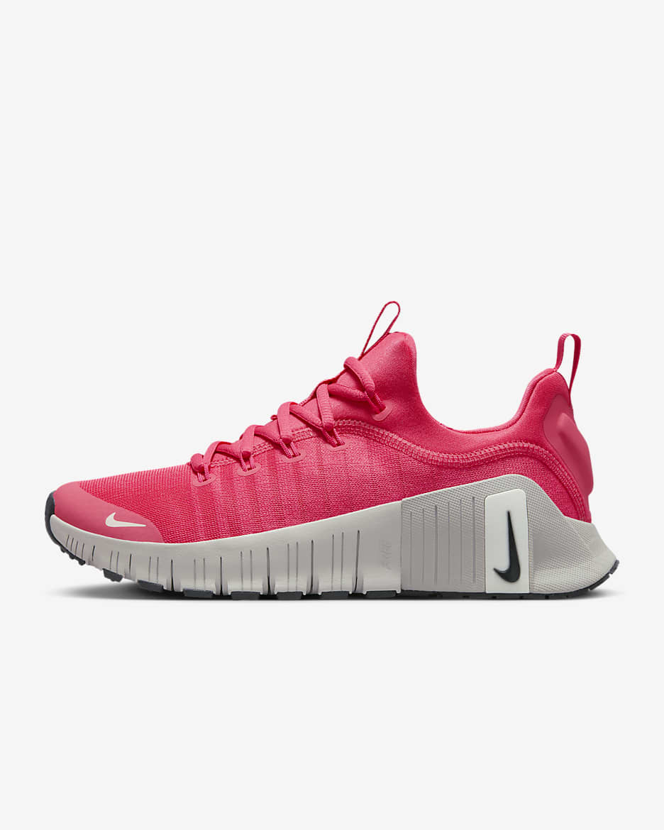 Nike Free Metcon 6 női edzőcipő - Aster Pink/Light Iron Ore/Pale Ivory/Fekete