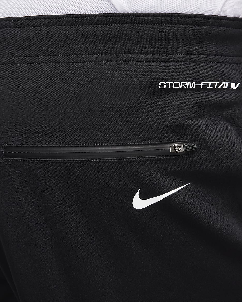 Pantalones de Golf para hombre Nike Storm-FIT ADV - Negro/Blanco