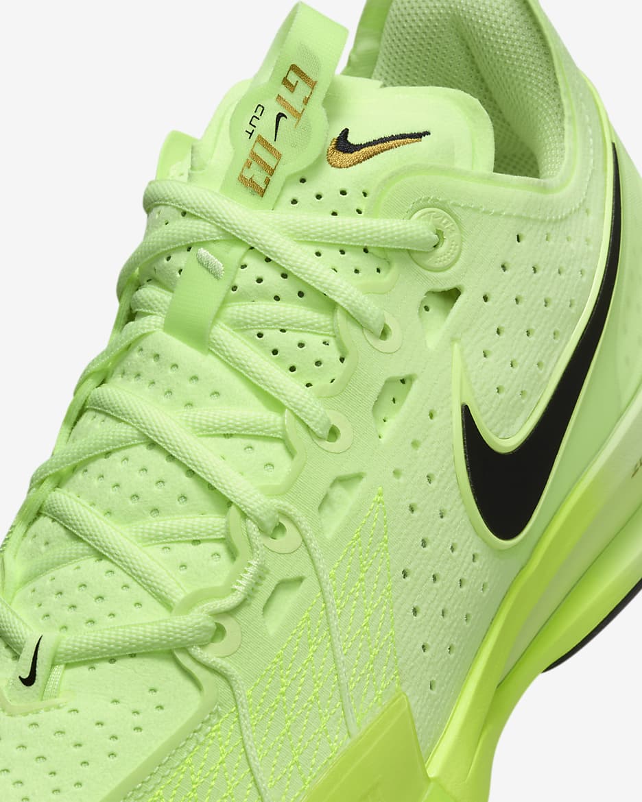 Nike G.T. Cut 3 Basketball Shoes - Barely Volt/Volt/Metallic Gold/Black