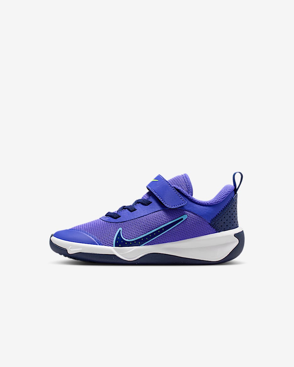 Nike Omni Multi-Court Zapatillas - Niño/a pequeño/a - Persian Violet/Blue Void/Volt/University Blue