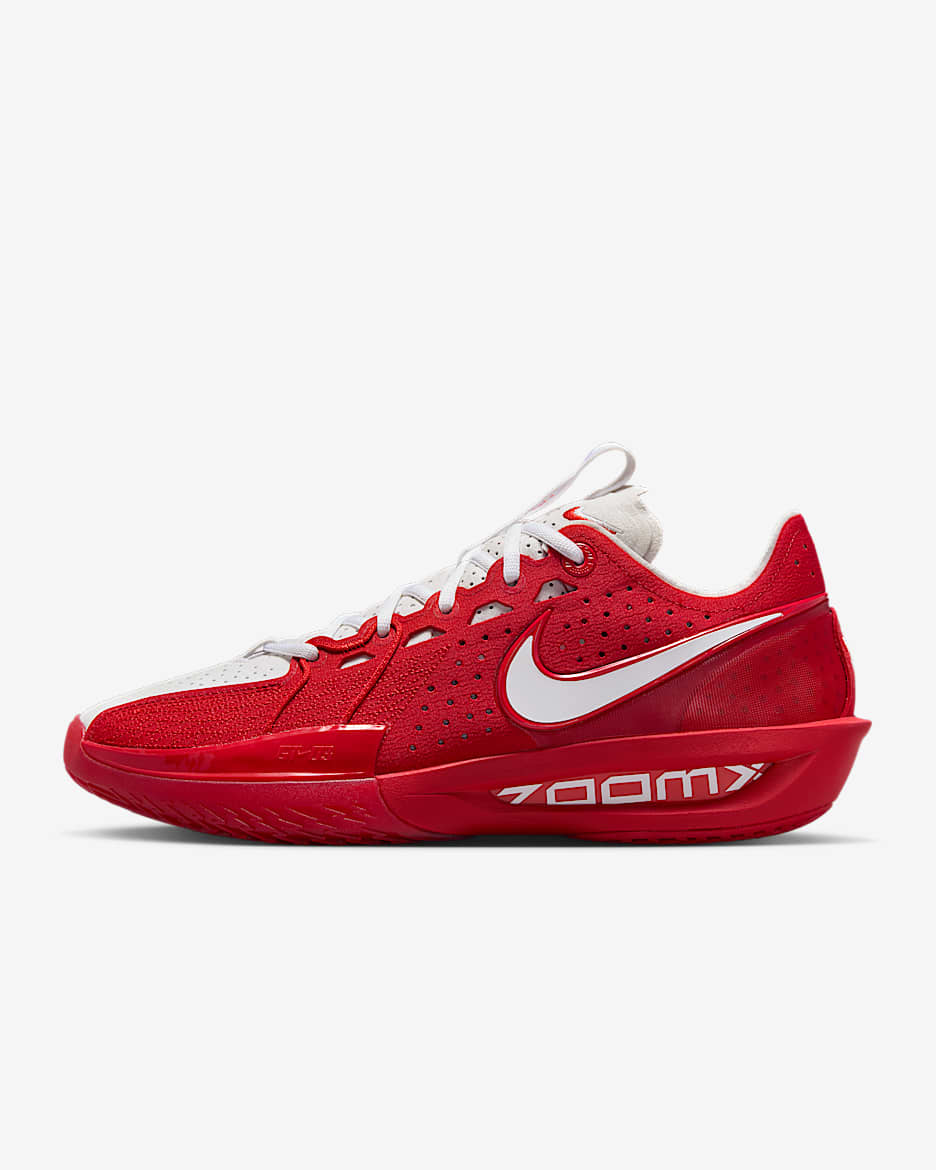 Nike G.T. Cut 3 Basketball Shoes - University Red/Bright Crimson/White