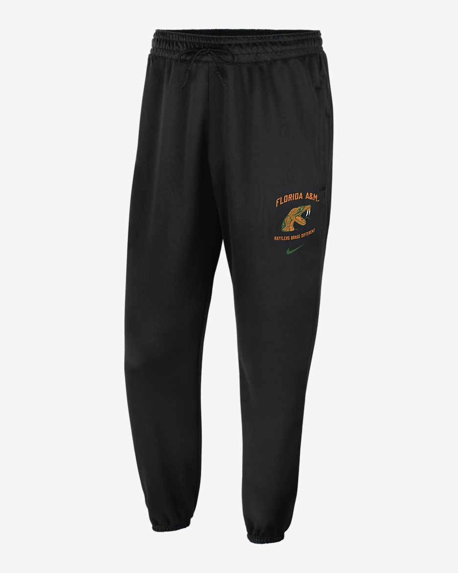 FAMU Standard Issue Men's Nike College Fleece Joggers - Black