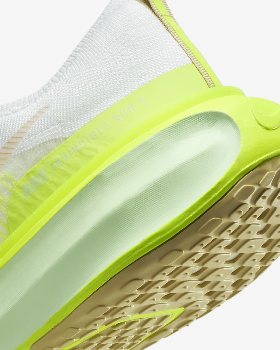 Scarpa da running su strada Nike Invincible 3 – Uomo - Bianco/Volt/Sail/Team Gold