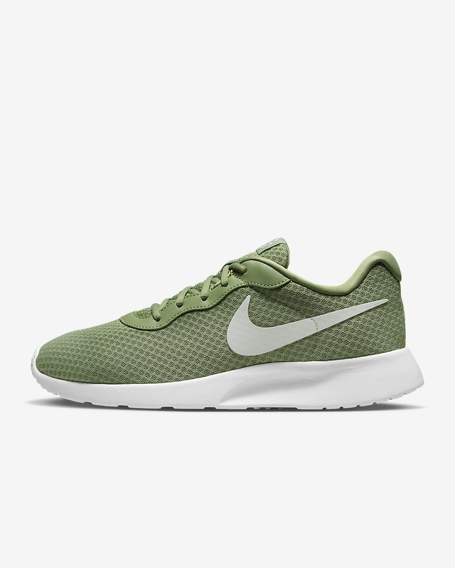 Tenis para hombre Nike Tanjun EasyOn - Verde aceite/Blanco/Plata claro