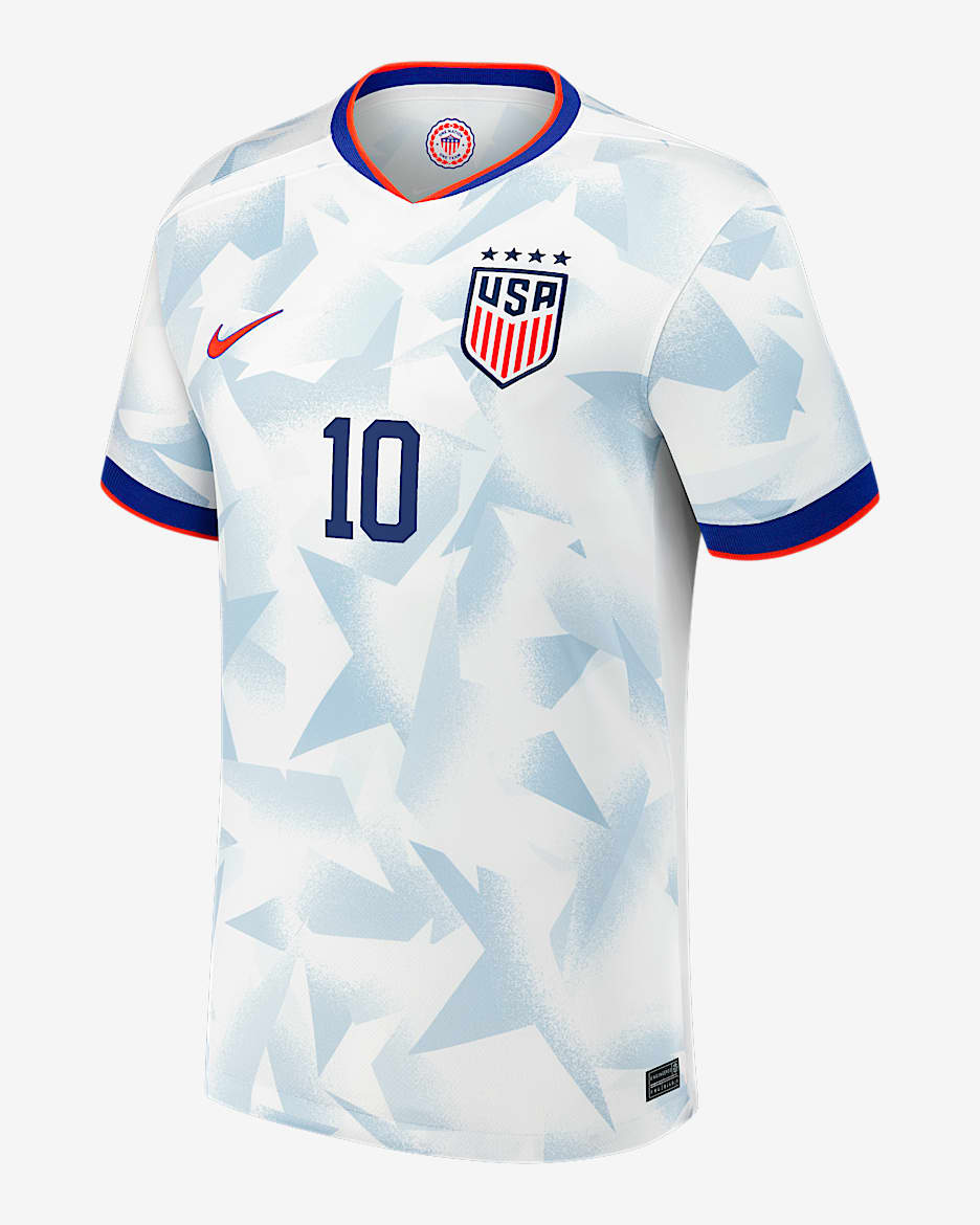 Lindsey Heaps USWNT 2025 Stadium Home Men's Nike Dri-FIT Soccer Jersey - White