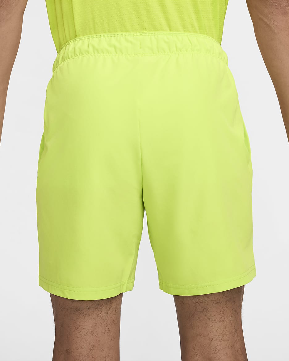 NikeCourt Advantage Men's Dri-FIT 7" Tennis Shorts - Cyber/Cyber/Black