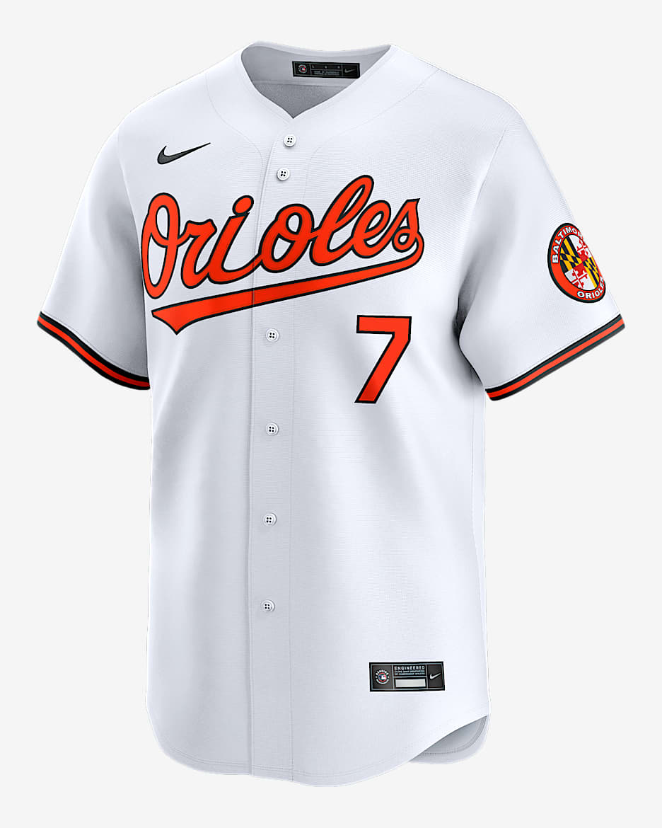 Jackson Holliday Baltimore Orioles Men's Nike Dri-FIT ADV MLB Limited Jersey - White