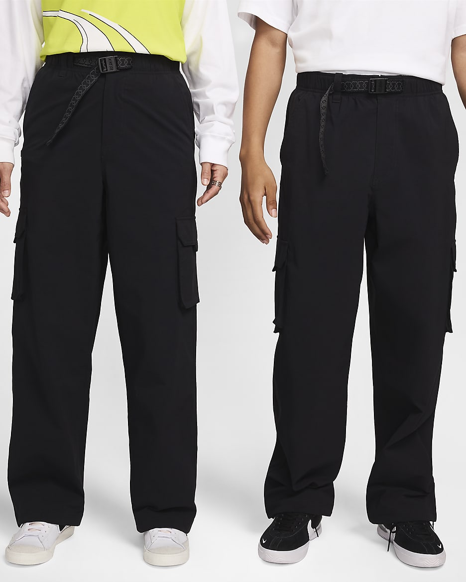 Nike SB Kearny Cargo Skate Trousers - Black/White