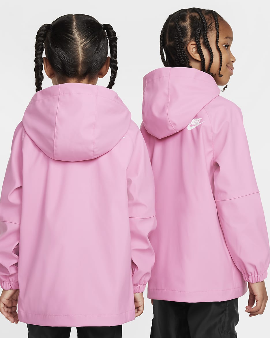 Nike Little Kids' Rain Jacket - Magic Flamingo