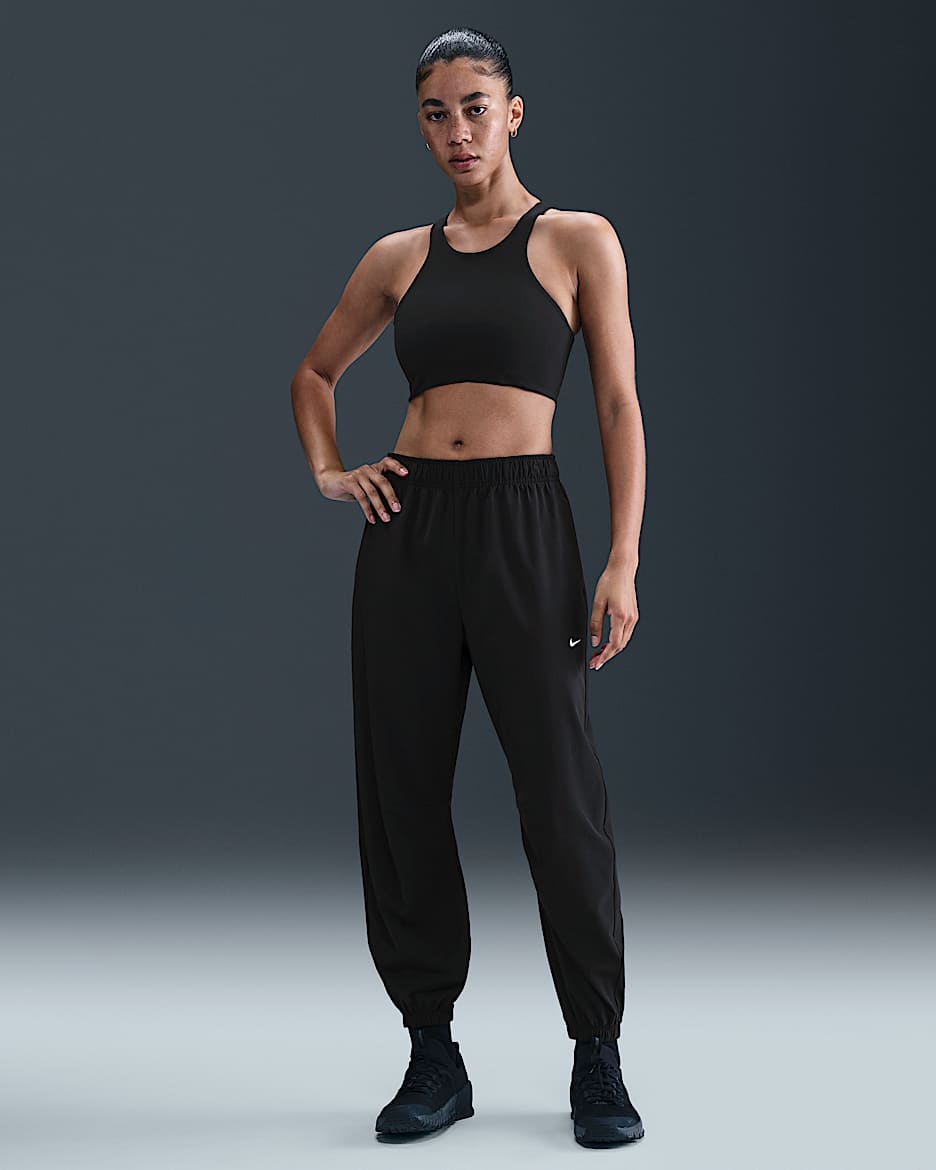 Nike One Women's Repel High-Waisted Woven Pants - Black/White