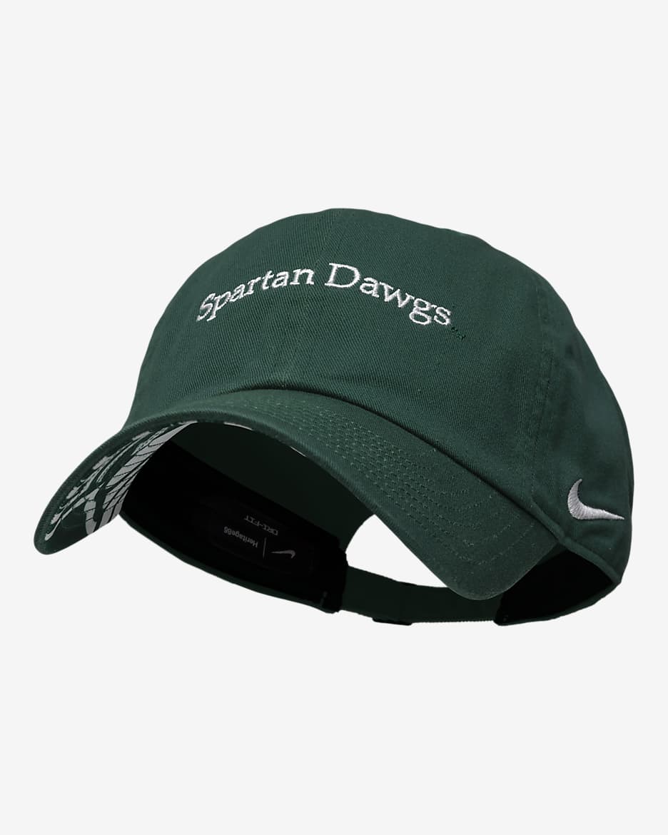 Michigan State Nike College Cap - Noble Green