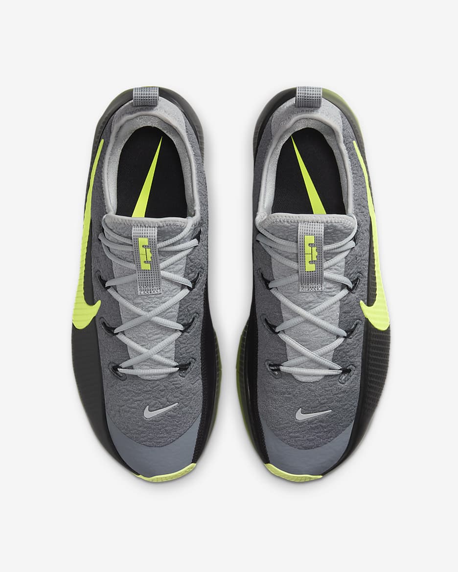 LeBron TR 1 Men's Workout Shoes - Smoke Grey/Black/Light Smoke Grey/Volt