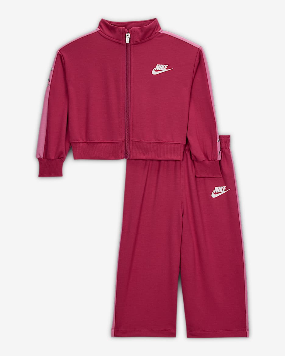 Nike Baby (12-24M) 2-Piece Floral Track Set - Sweet Beet