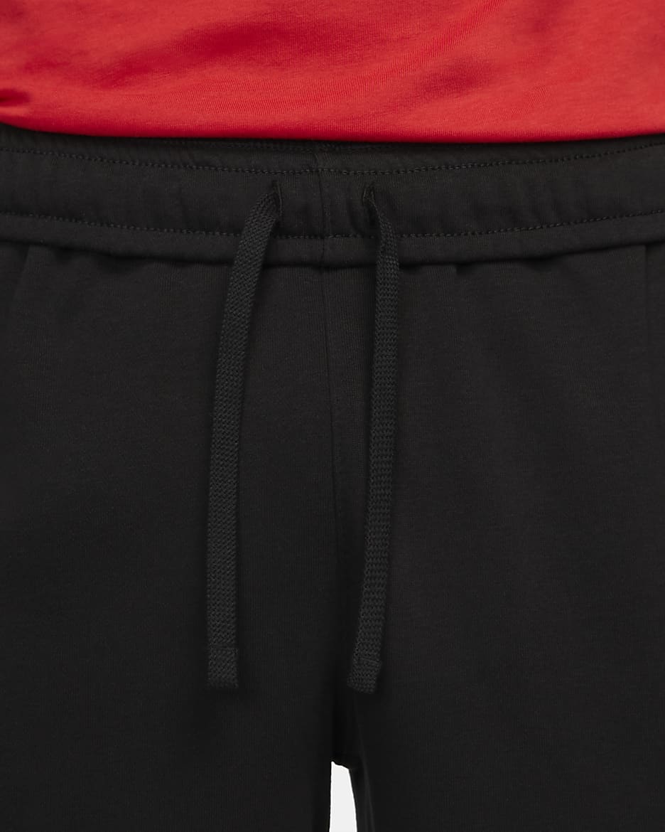 Nike Sportswear Club Herrenhose aus French-Terry - Schwarz/Schwarz/Weiß