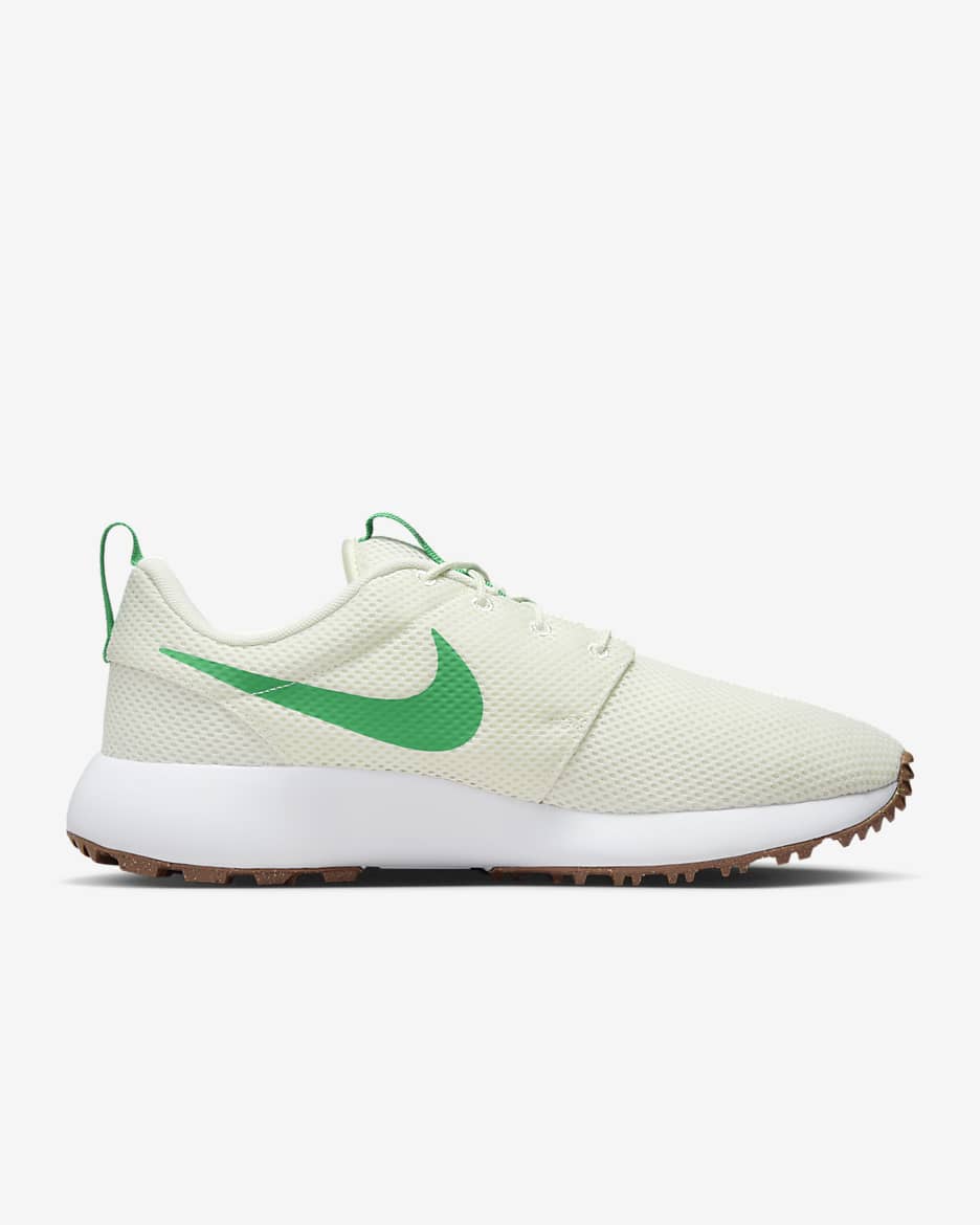 Roshe G Next Nature Men's Golf Shoes - Sea Glass/Black/White/Stadium Green