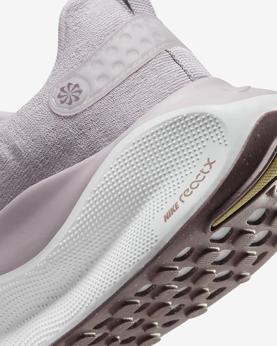 Nike InfinityRN 4 女款路跑鞋 - Platinum Violet/Smokey Mauve/Saturn Gold/黑色