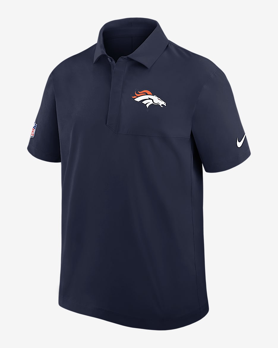 Polo Nike Dri-FIT de la NFL para hombre Denver Broncos City Pride Sideline - Azul marino