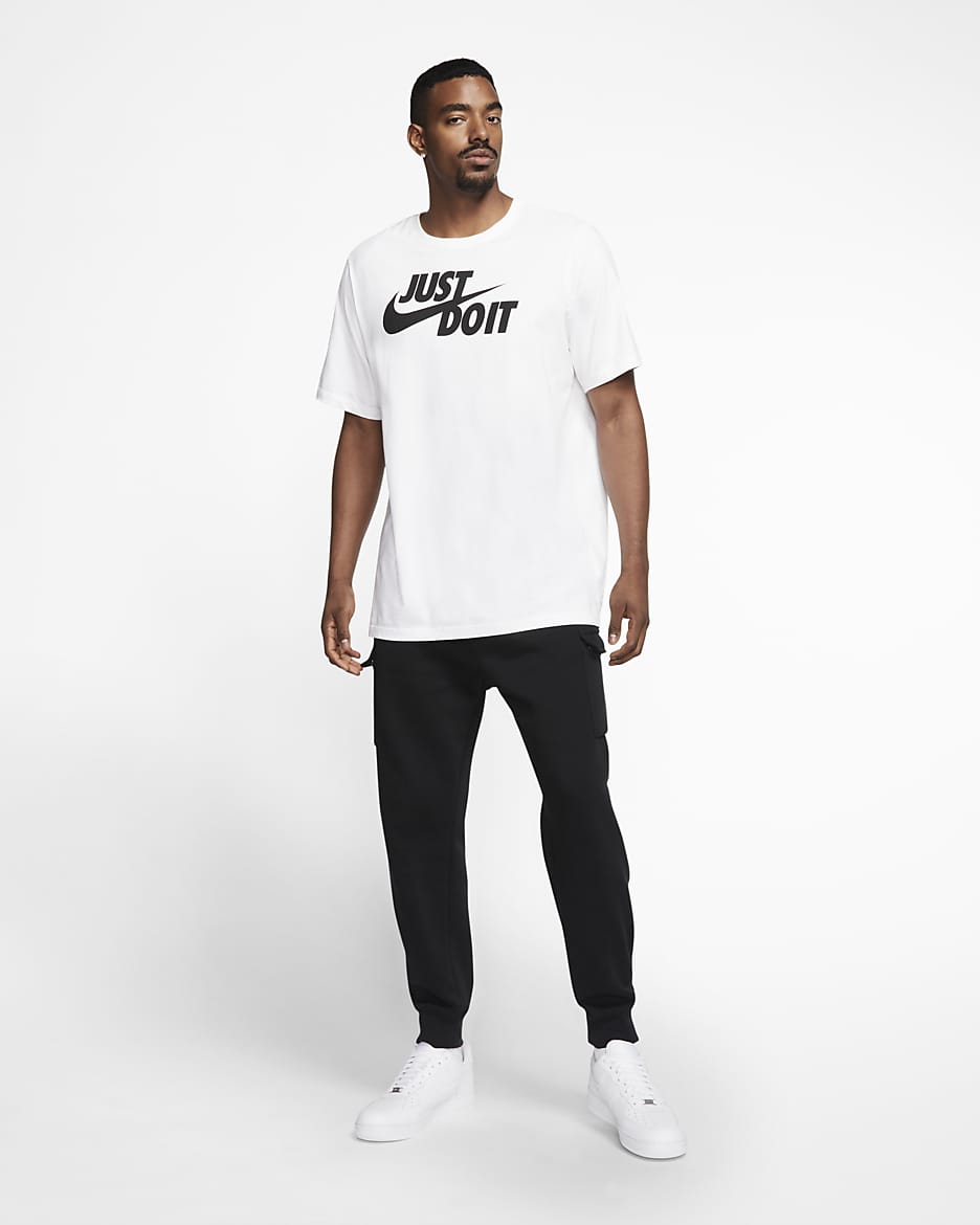 Tee-shirt Nike Sportswear JDI pour Homme - Blanc/Noir