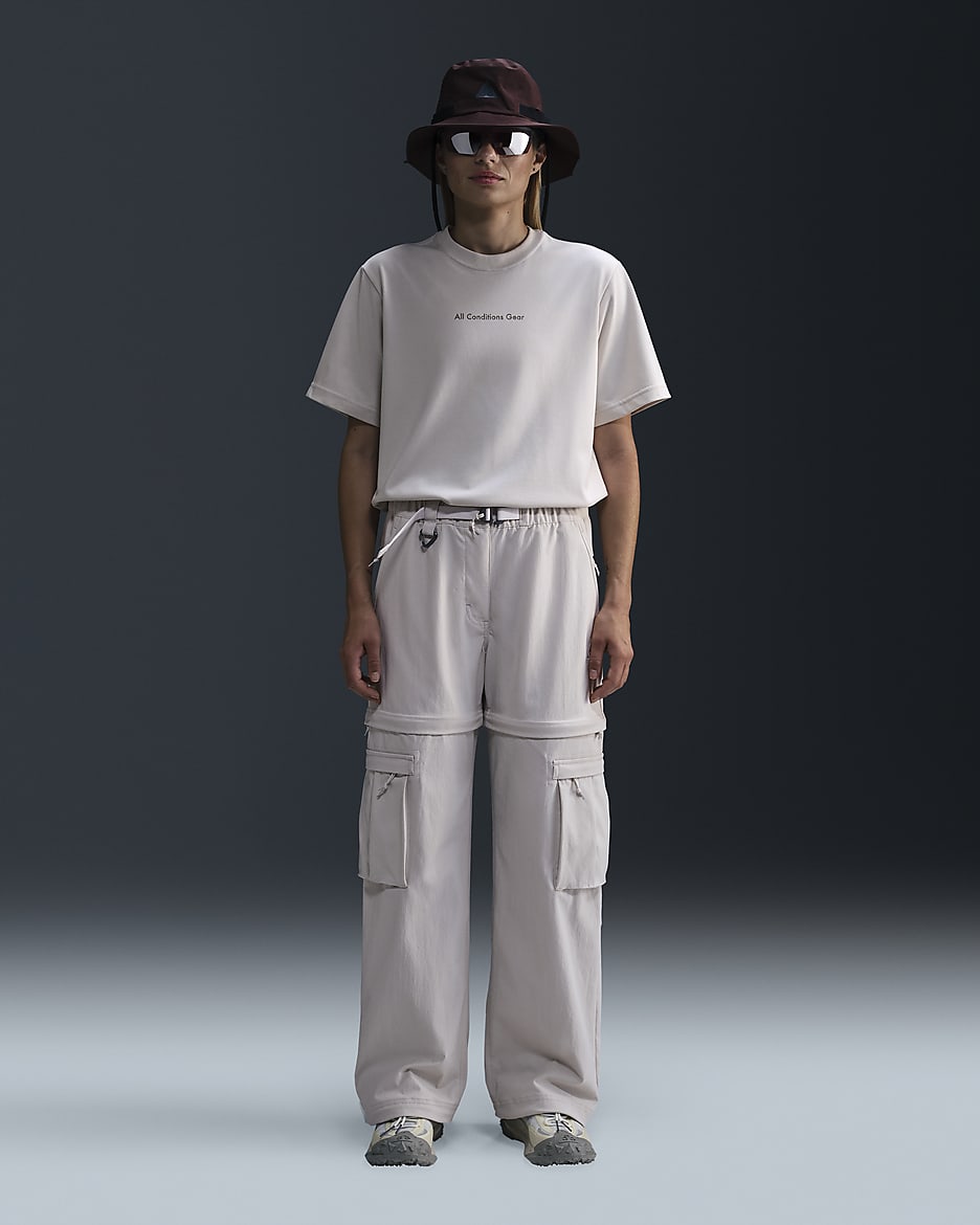 Nike ACG "Smith Summit" Pants con cierre para mujer - Marrón verdoso claro/Blanco cumbre