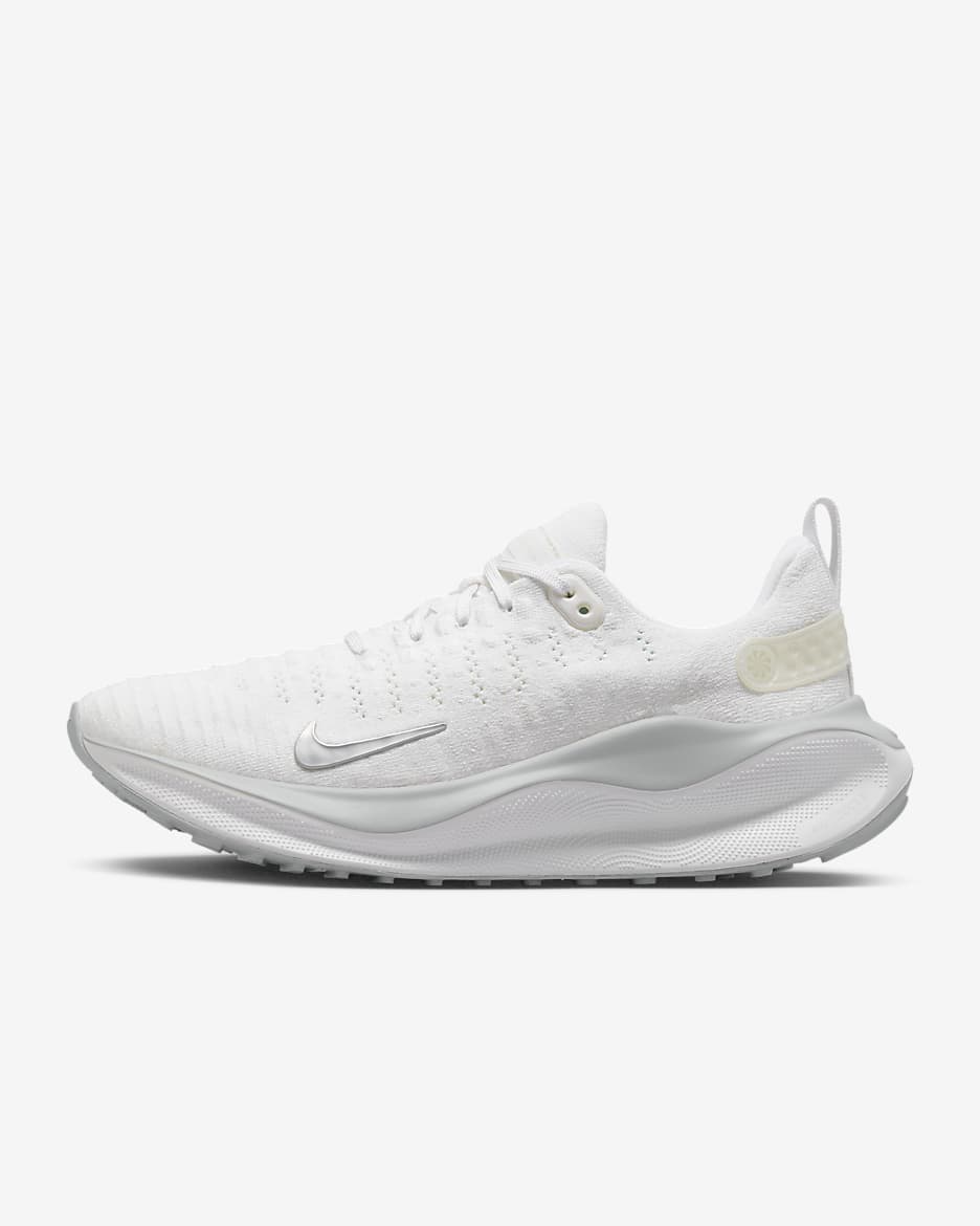 Nike InfinityRN 4 Women's Road Running Shoes - White/Photon Dust/Metallic Silver