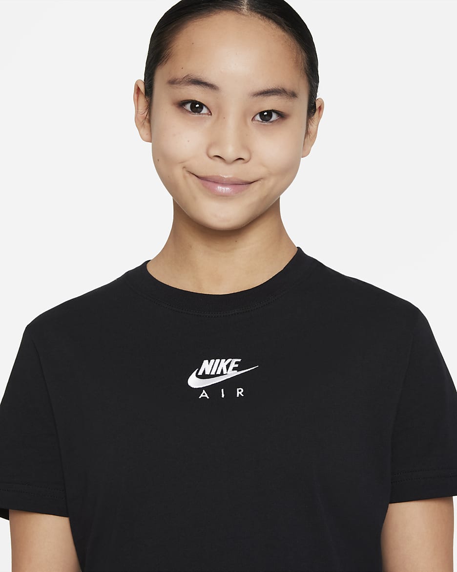 Nike Air Older Kids' (Girls') T-Shirt - Black