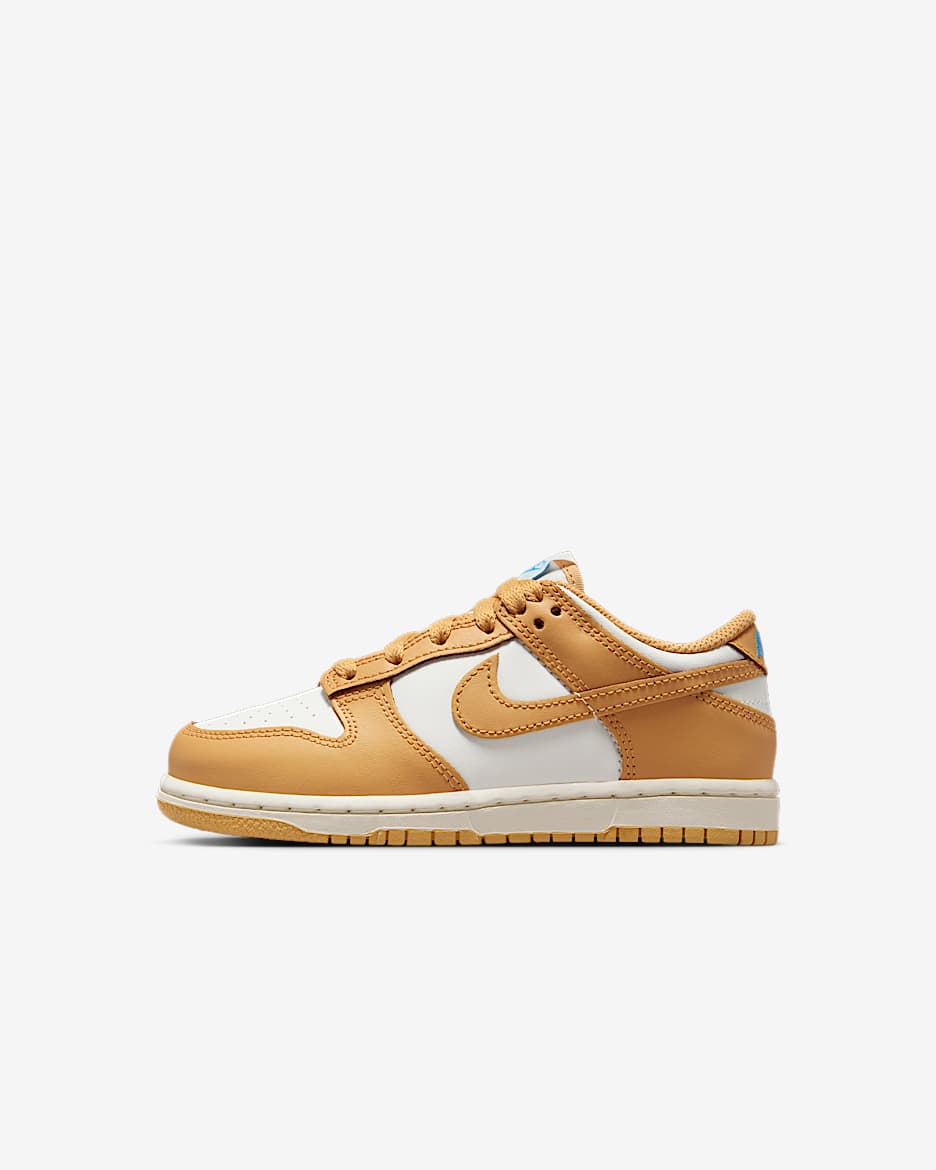 Nike Dunk Low Little Kids' Shoes - Honeycomb/Sail/University Blue/Honeycomb