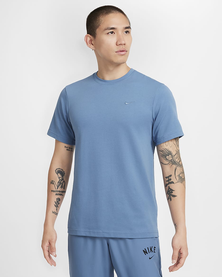 Nike Dri-FIT Primary Men's Training T-Shirt - Aegean Storm/Aegean Storm