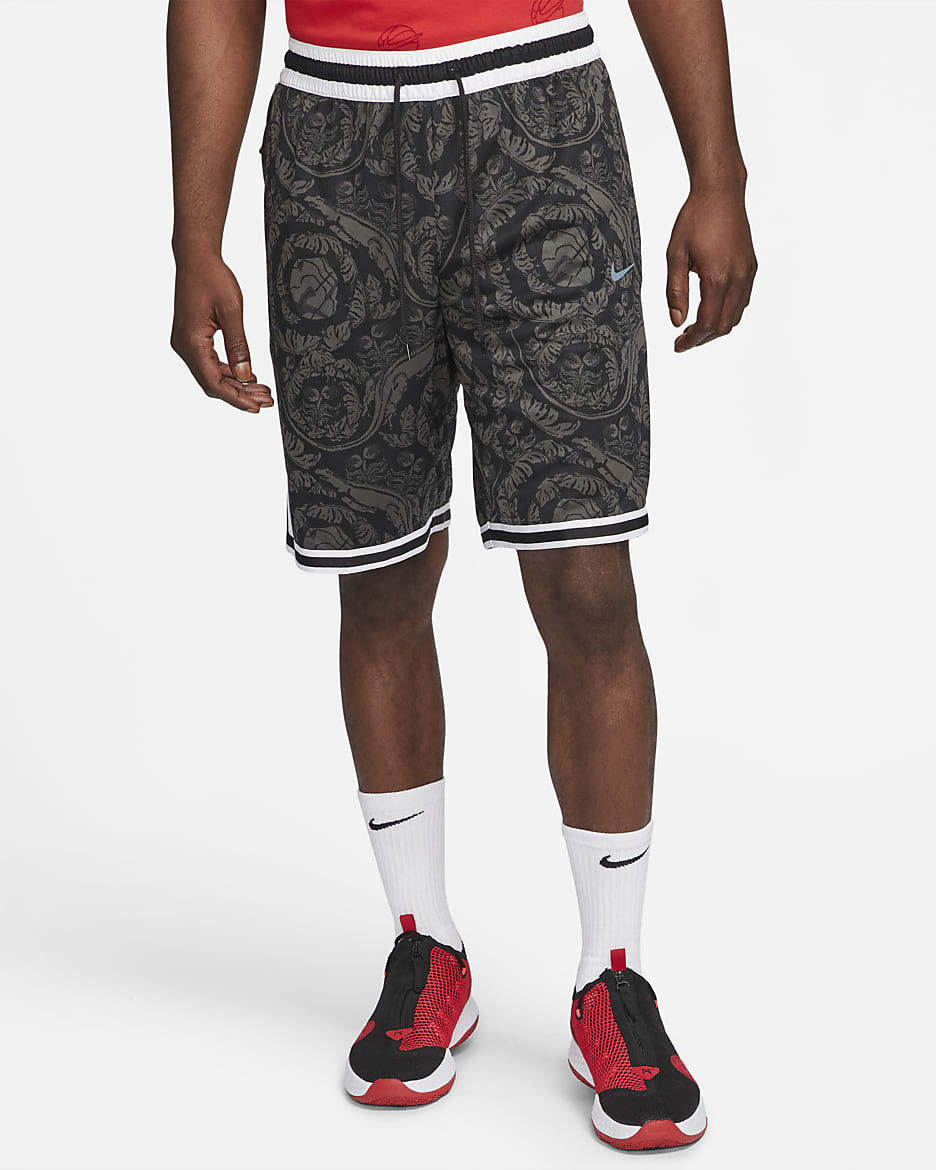 Nike Dri-FIT DNA Men's Basketball Shorts - Black/Dark Smoke Grey/White