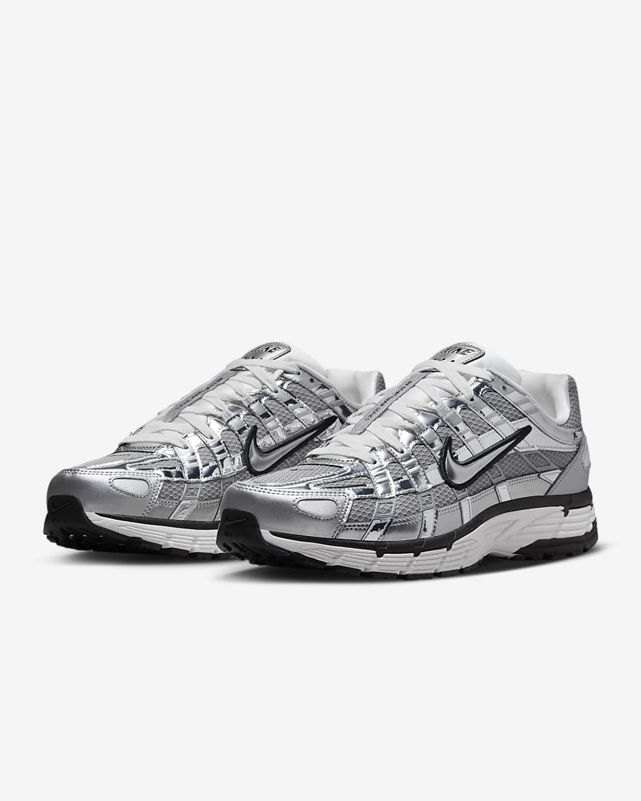 Nike P-6000-sko - Metallic Silver/Sail/sort/Metallic Silver