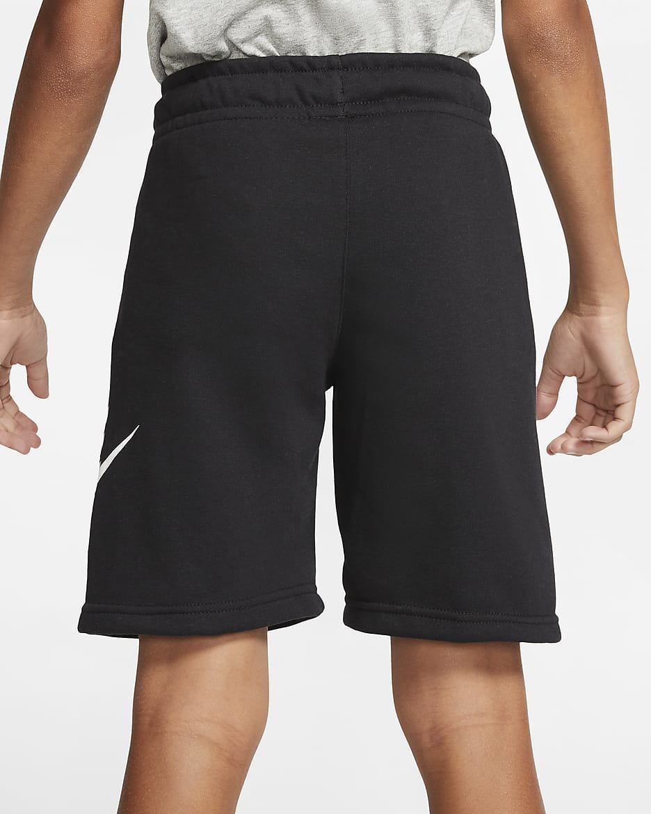 Nike Sportswear Club Fleece Older Kids' Shorts - Black/Black