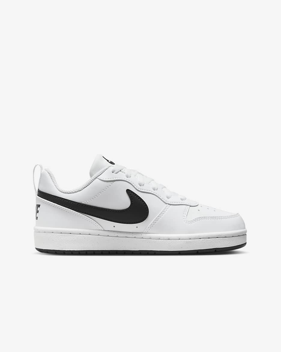 Nike Court Borough Low Recraft Older Kids' Shoes - White/Black