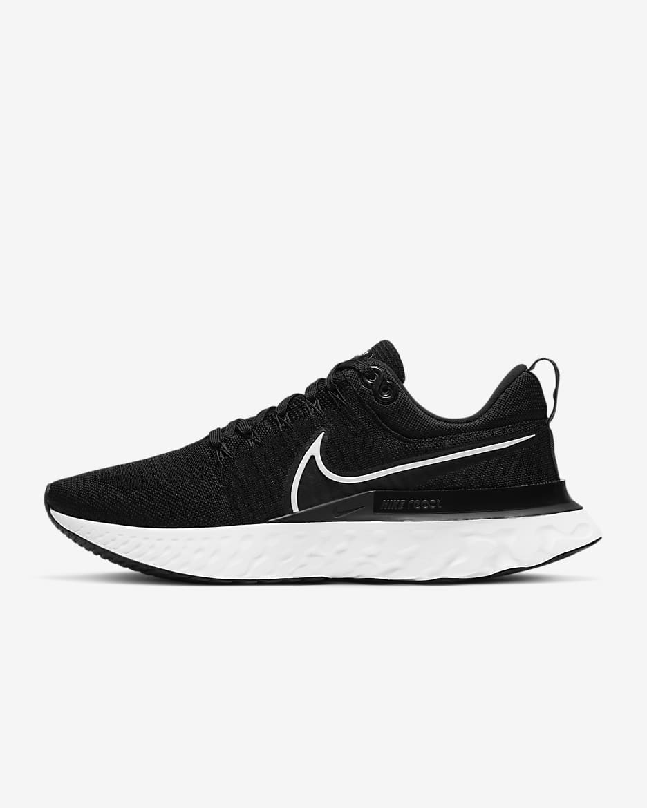 Nike React Infinity 2 Men's Road Running Shoes - Black/White/White