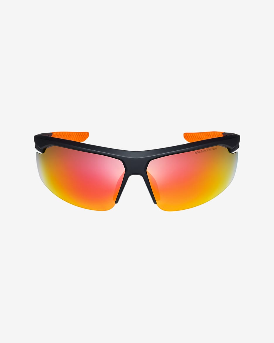 Okulary przeciwsłoneczne Road Tint Nike Windtrack - Czerń/Total Orange