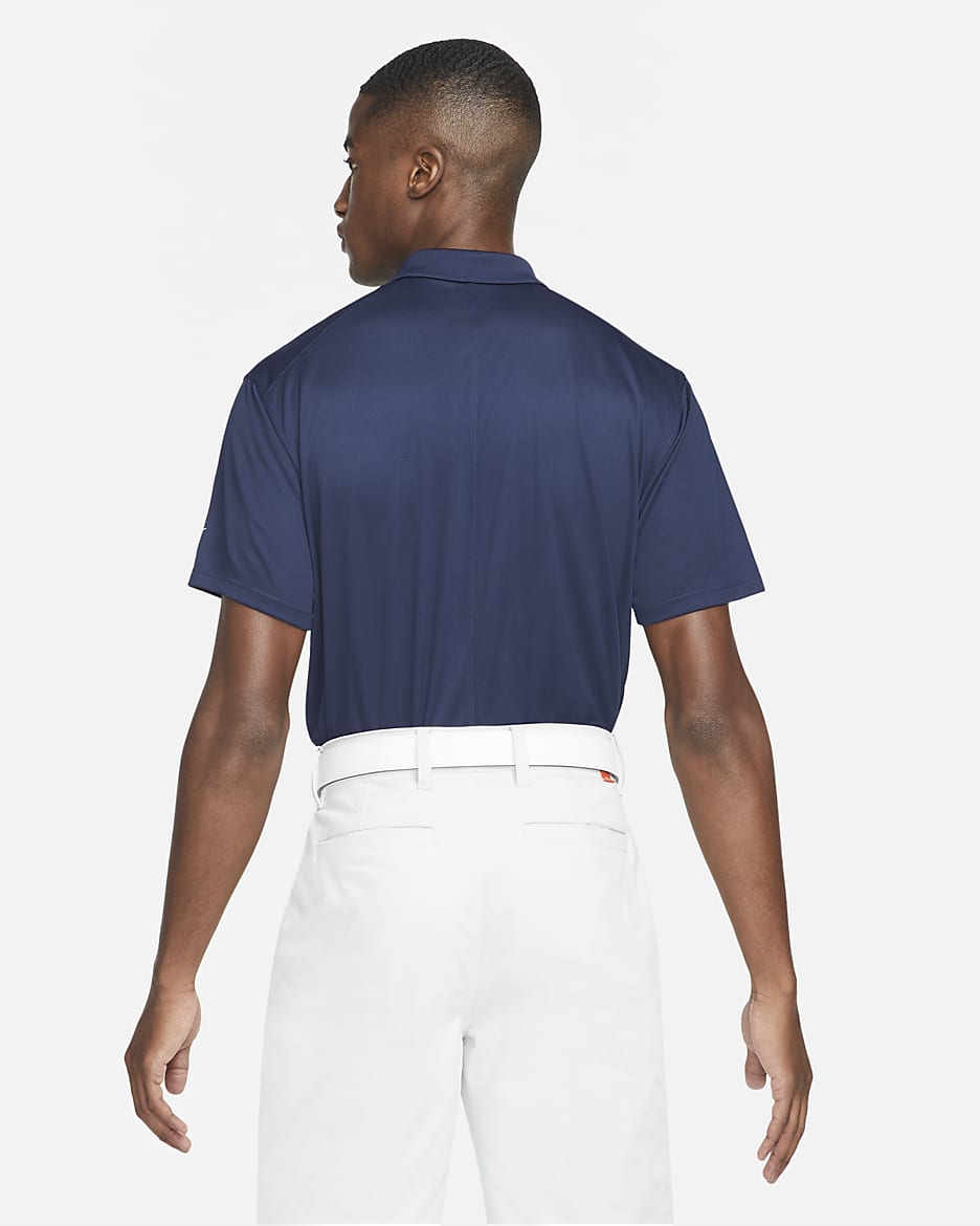 Nike Dri-FIT Victory Men's Golf Polo - College Navy/White