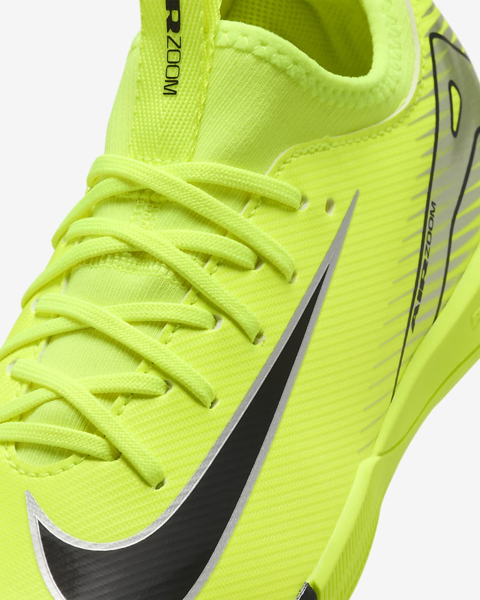 Nike Jr. Mercurial Vapor 16 Academy IC alacsony szárú futballcipő gyerekeknek/nagyobb gyerekeknek - Volt/Fekete