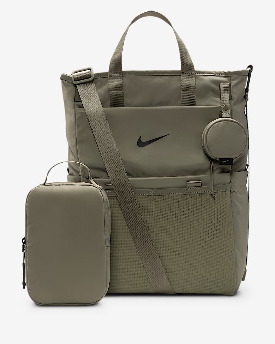Pañalera convertible Nike (M) (maternidad) (25 L) - Militar claro/Militar claro/Negro