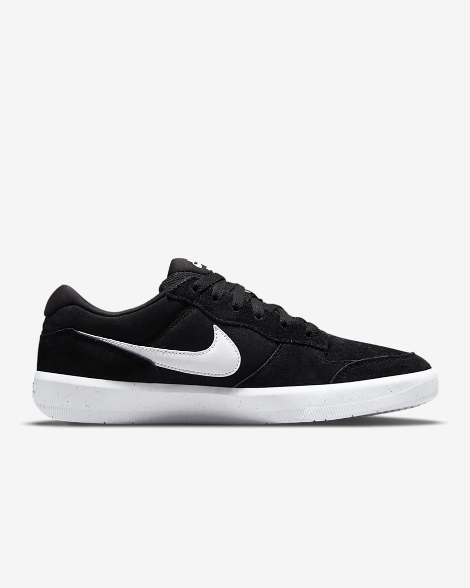 Nike SB Force 58 Skate Shoe - Black/Black/White