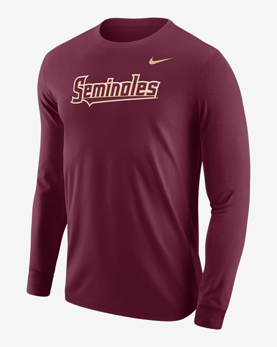 Florida State Men's Nike College Long-Sleeve T-Shirt - Team Maroon