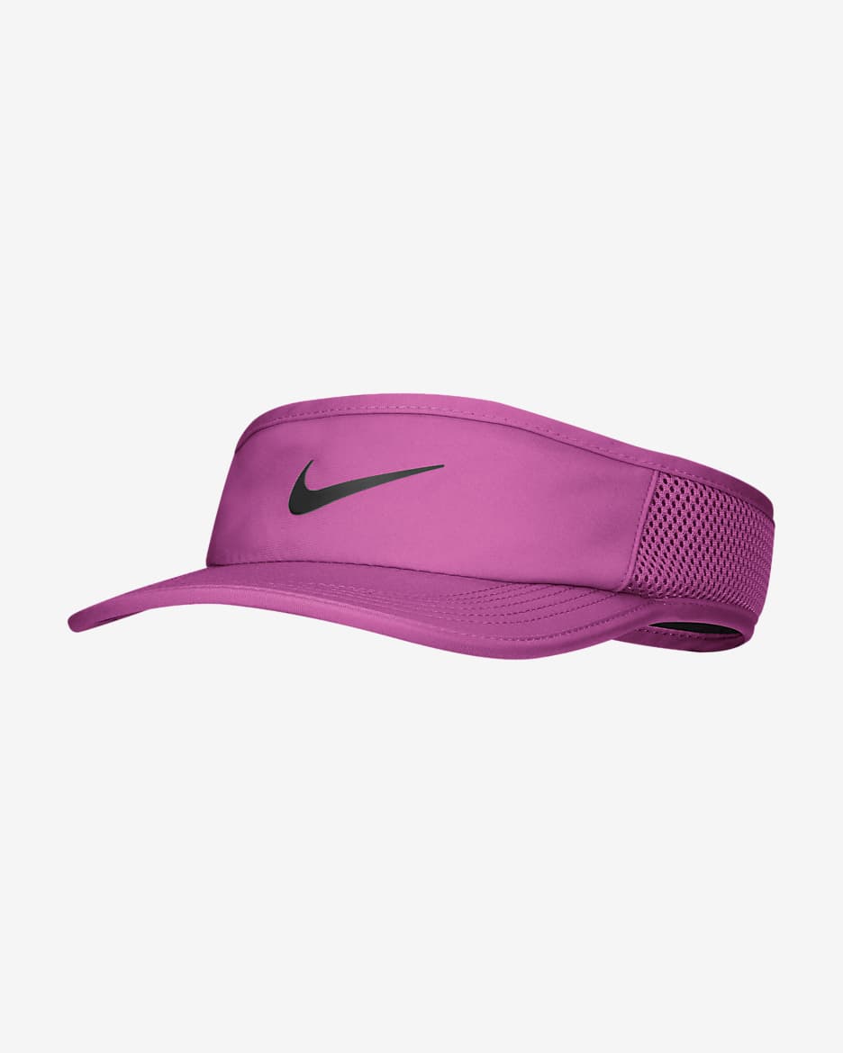 Nike Dri-FIT AeroBill Featherlight Training Visor - Active Fuchsia/Black