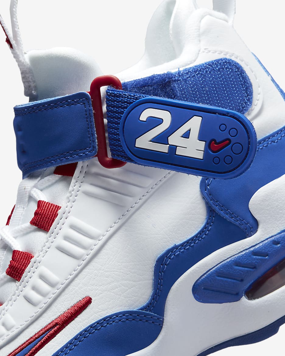 Nike Air Griffey Max 1 Big Kids' Shoes - White/Gym Red/Old Royal