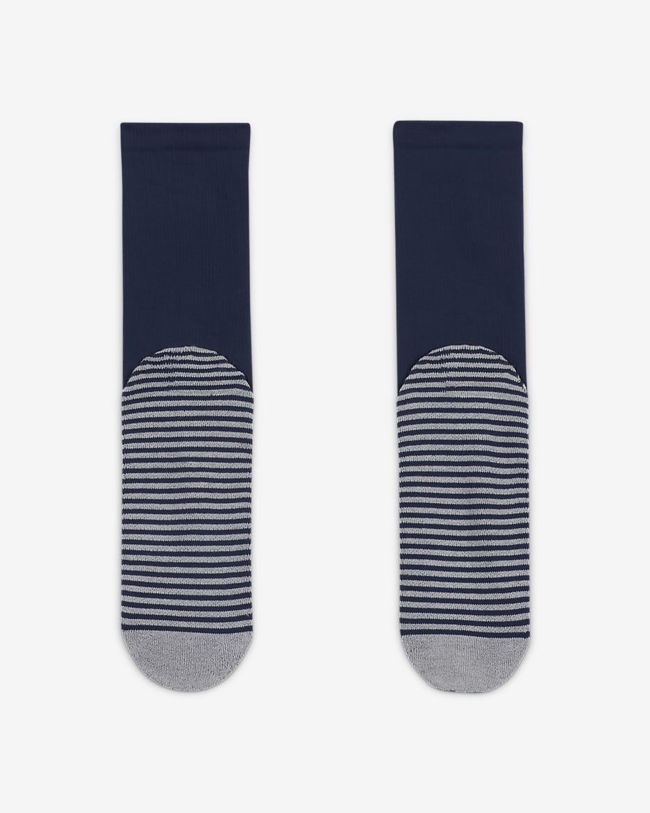 Chaussettes de football mi-mollet Nike Strike - Midnight Navy/Blanc